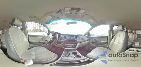 2017 Kia Sedona Lx из США, поврежденный, VIN KNDMB5C14H6267213